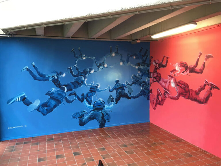 Indoor mural of the UCLL